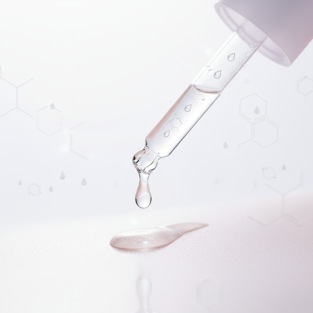 Advanced Skincare - serum being applied to skin